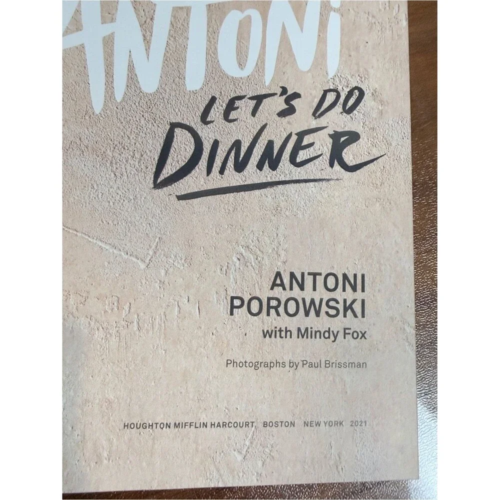 Antoni Let's Do Dinner, Antoni Porowski HC Cookbook 2021